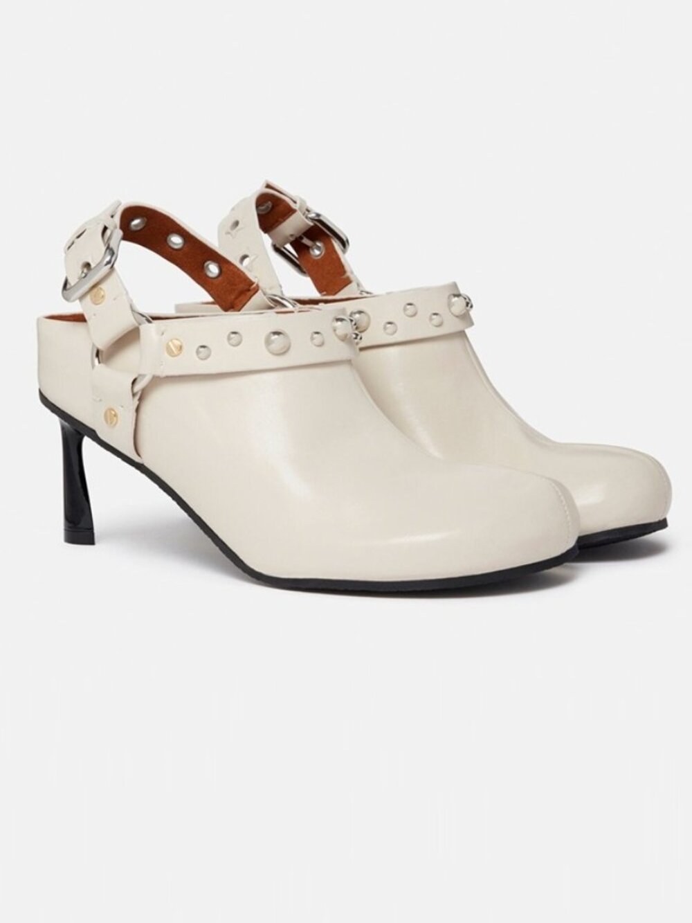 Stella McCartney Elyse Studded Slingback Harness Clog